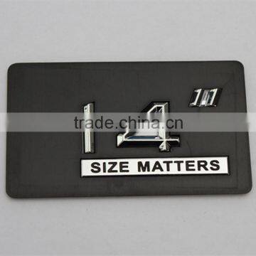 3d Stickers Chrome Car Custom Separated Letters /V6 Car Emblem photo-5