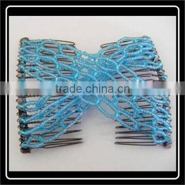 Hot-Sale fashion abstract design pair of metal hair comb,twin hair combs-BBF08093