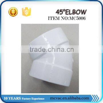 45 elbow PVC vacuum cleaner hose extension