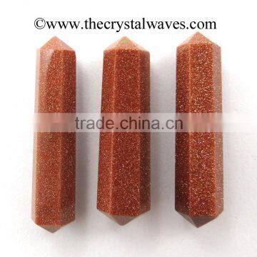 Red Goldstone wholesale Double Terminated Pencil Point Khambhat Gujarat India