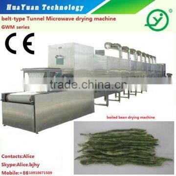 tunnel type industrial micrwave black pepper drying machine/dryer