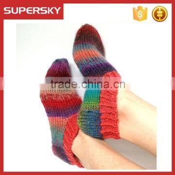 A-104 crochet wool slippers socks handmade socks slippers house slipper socks