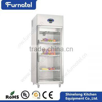 Commercial Hotel Refrigeration Equipment Stainless Steel Refrigerator Sliding Glass Doors photo-2