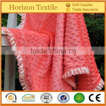 100% polyester knit velvet mikey fabric for blanket