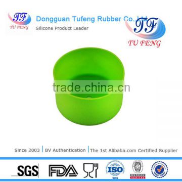 Heat proof colorful FDA/LFGB silicone sleeve/ reusable cup sleeves