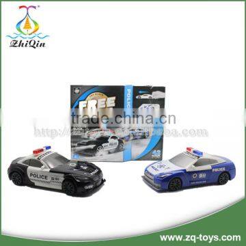 New design kids car racing games free wheel car toy enlighten bricks police toy with competitive price