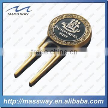 Blank Gold Color Zinc Alloy Metal Custom Magnetic Golf Ball Markers photo-6