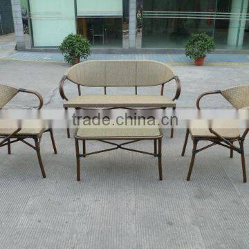 bamboo sofa furniture, waterproof outdoor patio sofa, southeast Asia furniture