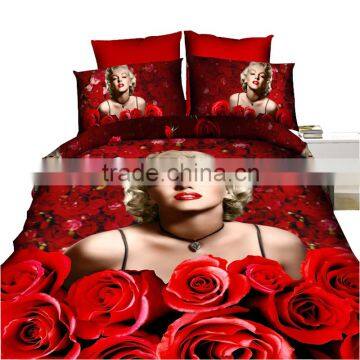 Marilyn Monroe Cotton Photo Print 3D Bedding Sets