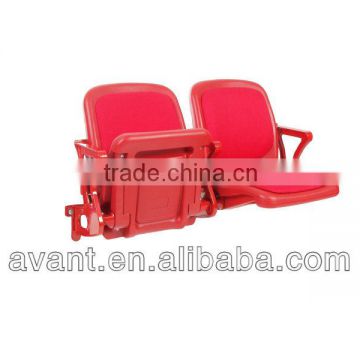 anti-aging outdoor HDPE auto tip-up stadium chair,retractable seating system for sports center,hall,arena public use