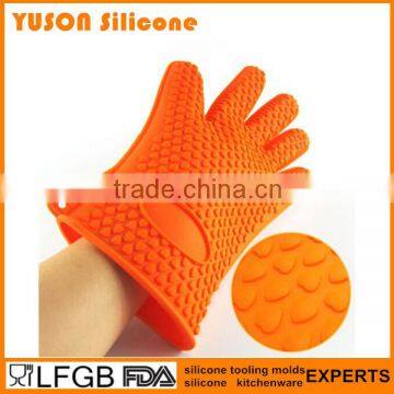 All In One Heat Insulation Cooking Silicone Pot Holder Gloves FDA