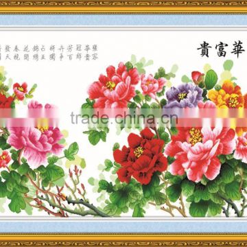 Peony Chinese painting appreciation wallpaper decoration Aministration