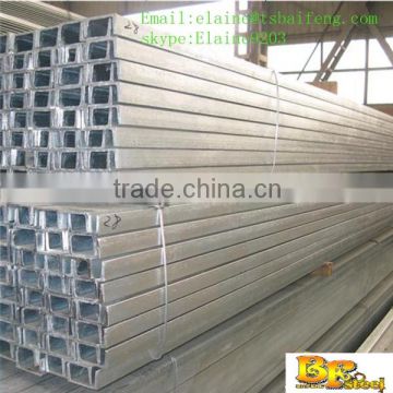 hot dip galvanized u shaped steel channel price