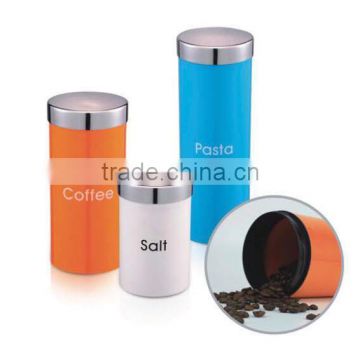 Pasta Salt Coffee jar /Stainless Steel bulk food storage canister