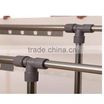 Aluminium Standing and Movable Style Laundry Rack Hanger photo-3