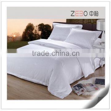 Pure White Sateen Bed Sheet Wholesale Hotel Collection Bedding Sets in Guangzhou                        
                                                Quality Choice
                                                    Most Popular