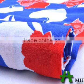 100% Polyester Wool Peach Printed Apparel Fabric photo-3