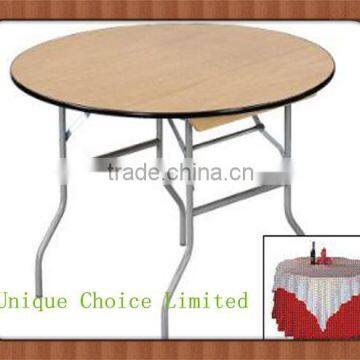 Hot Sale 180cm Plywood Round Dining Wedding Table