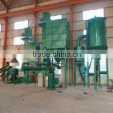 Continuous resin sand processing regeneration line