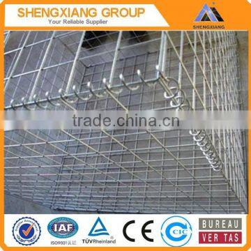 2015 hot sale galvanized/pvc coated gabion box/gabion basket/gabion stone box low price!