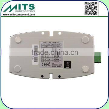 35W/56V DC 36V~72V Input Gigabit High PoE Injector with IEEE 802.3at detection