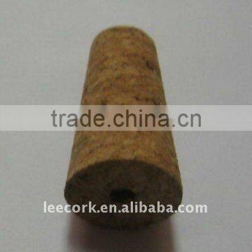 Tappered cork stopper with drill hole