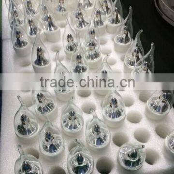 TIWIN 4W LED Candle 5700K Flame White Body With CE,RoHS&TUV Certification photo-6