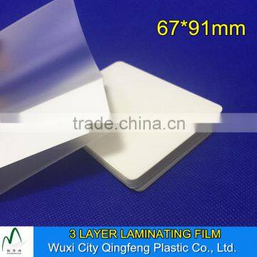 60-250mic 3 Layers Laminate Sheets Hot Laminating Pouches Laminating Pouch Film