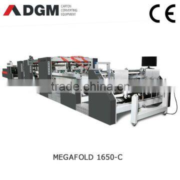 MEGAFOLD 1650-C high speed automatic gluer machine