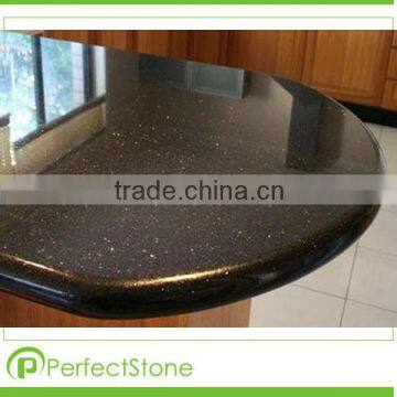 competitive granite black galaxy square meter price bar counter