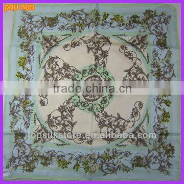 90x90 ladies chinese silk scarf