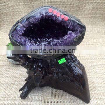 Amethyst Geode Pocket For Sale Crystal Healing Stones Pendants