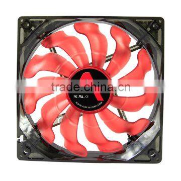 Alseye CA701w manufacture CL-120-R 120*120*25mm red led computer case cooling fan