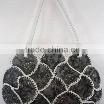 alibaba china medium size girls crochet bag handmade function pocket inside