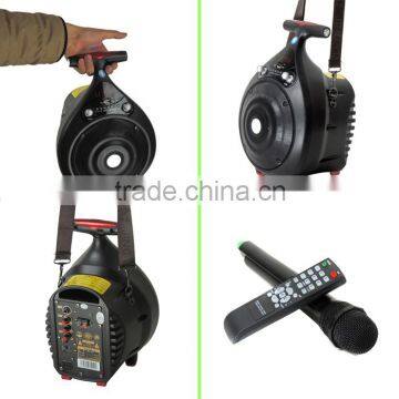 Lovely Portale Bluetooth Mini Speaker With Shoulder Strap for Outdoor Activities photo-4