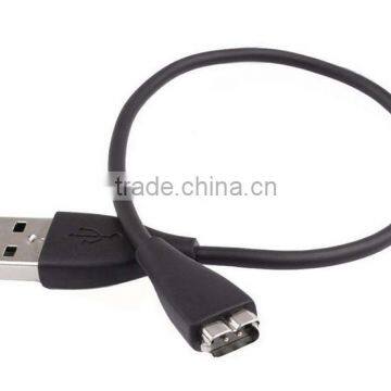 2016 New Black Replacement Usb Charging Charger Cable Cord For Fitbit Charge Hr Band Wireless Activity Bracelet photo-2