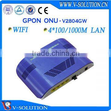 4GE RJ45 Port FTTH WiFi ONT GPON Industrial ONU Compatible with Huawei Fiberhome OLT