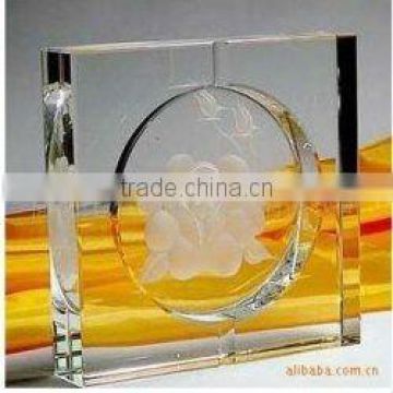 Clear Square Crystal Ashtray For Home Decor Gifts