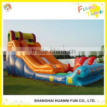 Factory Supply Fun Inflatable Water Park With Two Slides and Pool for Kids Backyard photo-3