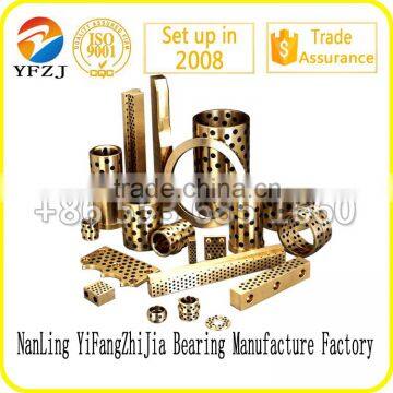 high speed and performance graphite insert bronze bush,die casting parts,casting bronze bush