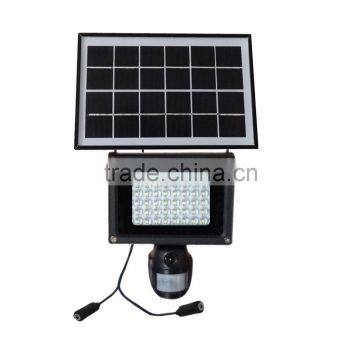 PIR sensor powerful solar light with hidden camera 720P resolution video record