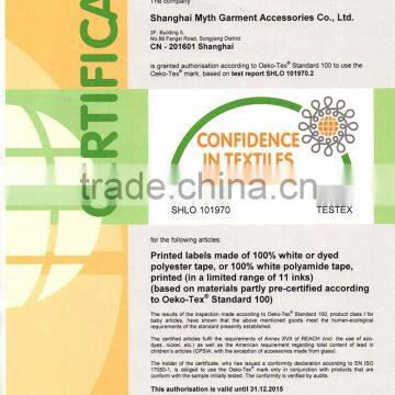 Oeko-Tex Standard 100
