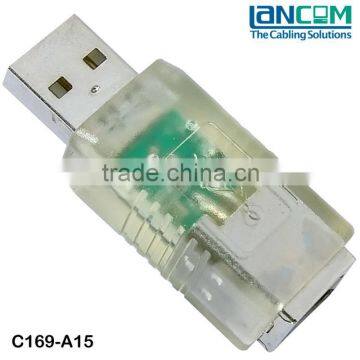 Professional Manufacturer High Speed LED USB Adaptor AM/BF