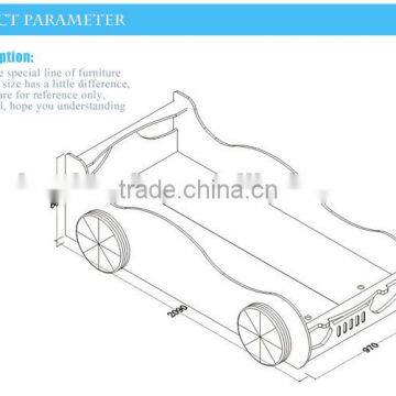 TC1# Single Beds/kids Car Shape Bed for Children photo-6