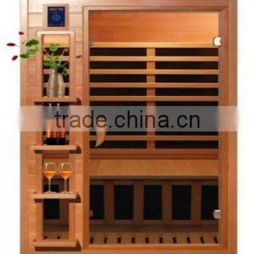 new design 2 person size red cedar infrared spa sauna room china sauna