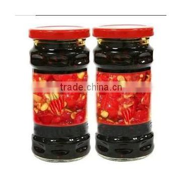 200ml spices/sauce /jam glass bottle with screw cap