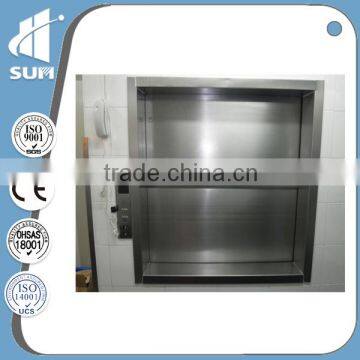 CE approved stainless steel kitchen food lift