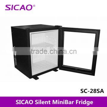 Glass door mini bar fridge, Hotel Mini Bar, Guest Room Cabinet Minibar