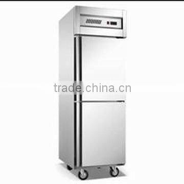 500L Stainless Steel Restaurant Fridge Equipment for Kitchen Chiller and Chest Deep Freezer Refrigerator