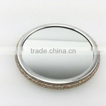 Small cheap tin mirror compact for promotion gifts